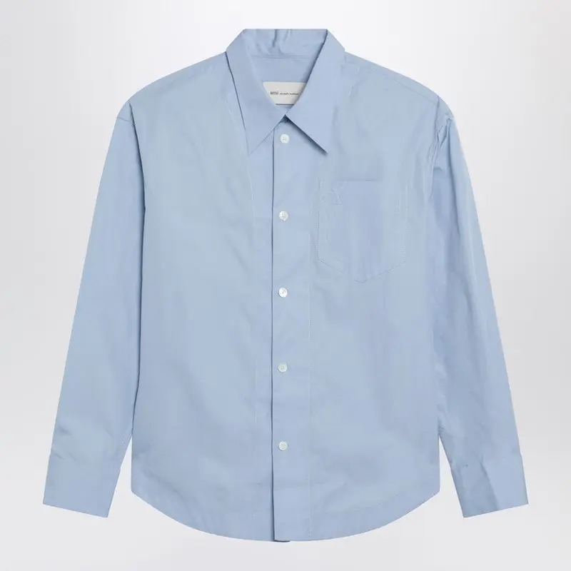 Ami De Coeur Light Blue Shirt - Ami Paris