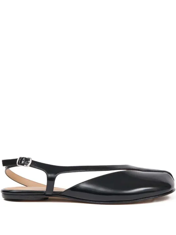 Tabi Flat Pumps With Back Strap - Maison Margiela