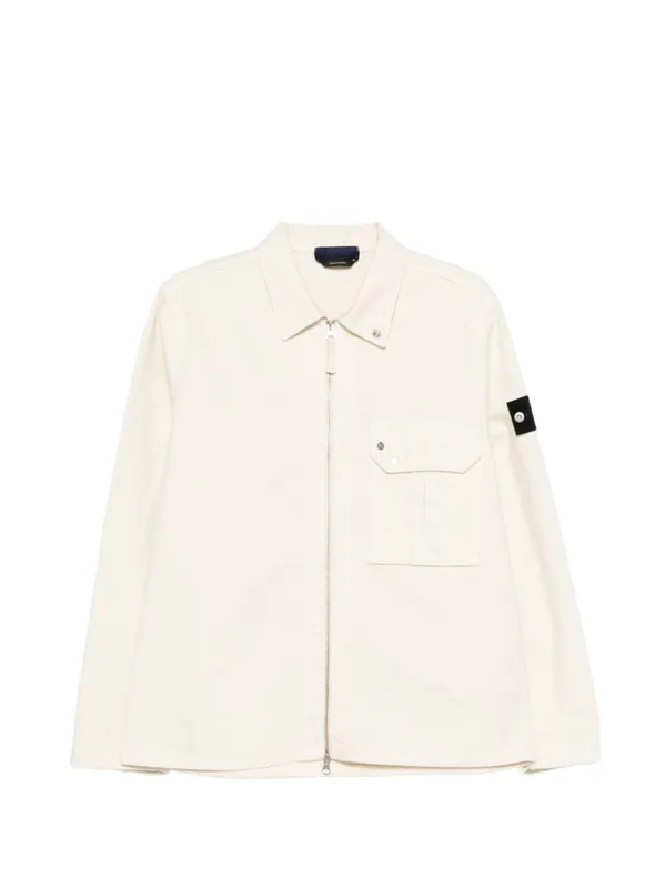 Logo Cotton Jacket - Stone Island