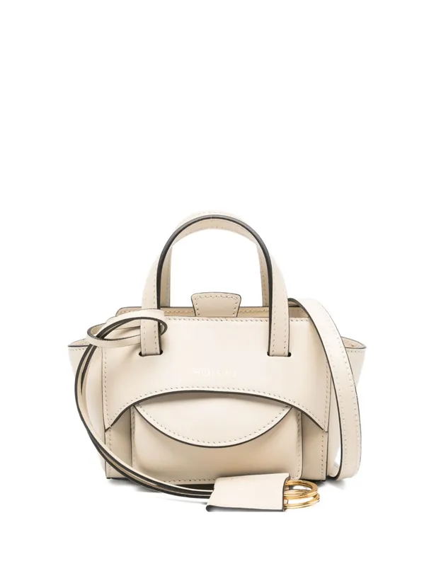 Flap Xs Leather Tote Bag - Hidesins
