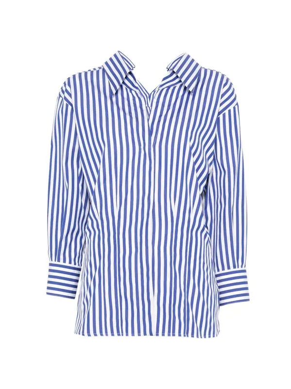 Slashed Striped Poplin Shirt - Givenchy