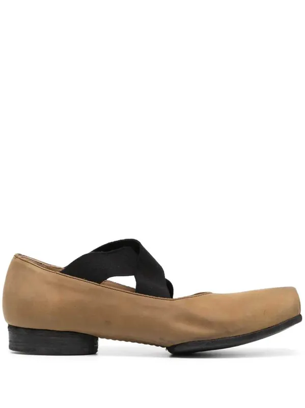 Square-Toe Ballerinas