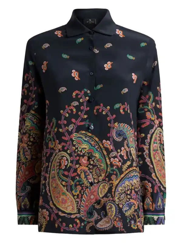 Floral Paisley Print Shirt - Etro