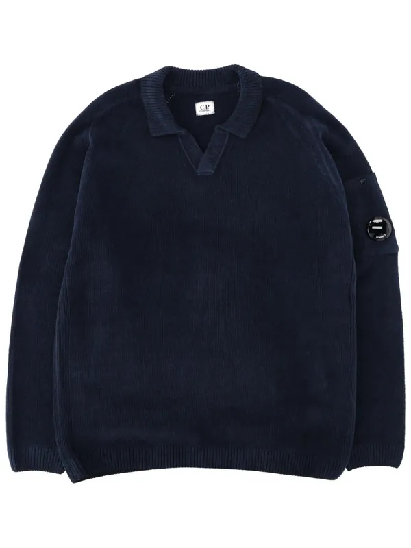 Cotton Knit Polo Shirt - C.P. Company