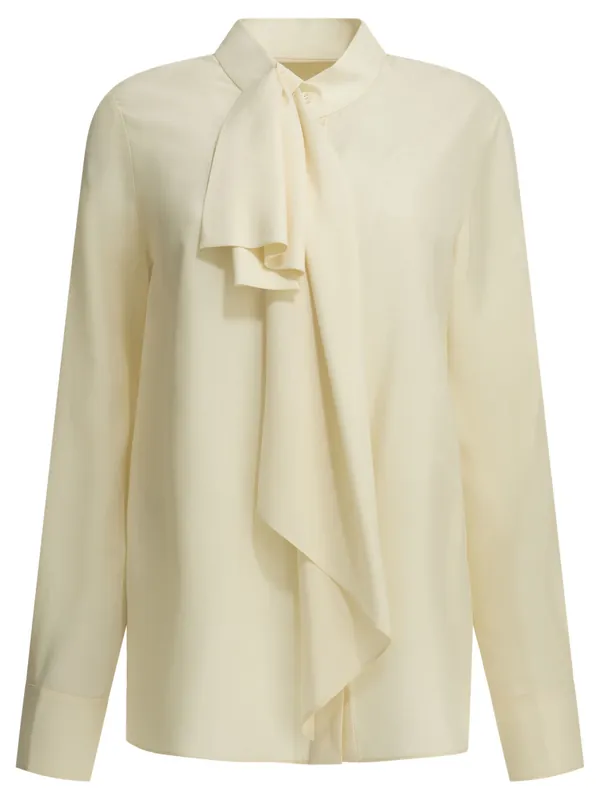 Silk Blouse Shirts Beige - Givenchy