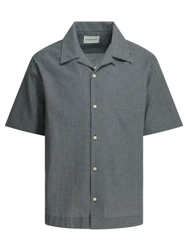 Casual Shirt With Logo Shirts Blue - Givenchy