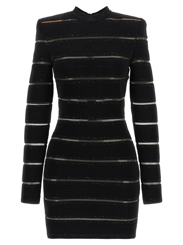 Bodycon Dress Dresses Black - Balmain