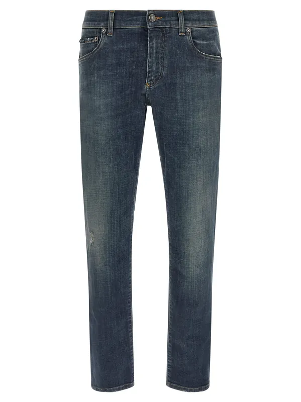 Used Effect Jeans Blue - Dolce & Gabbana