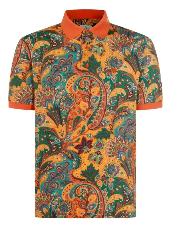 Paisley Print Polo - Etro
