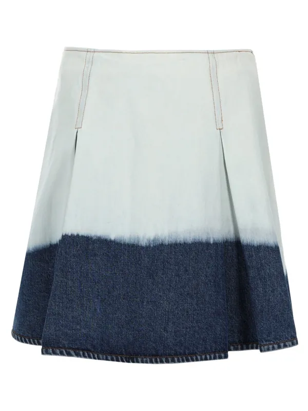 Denim Midi Skirt - Marni
