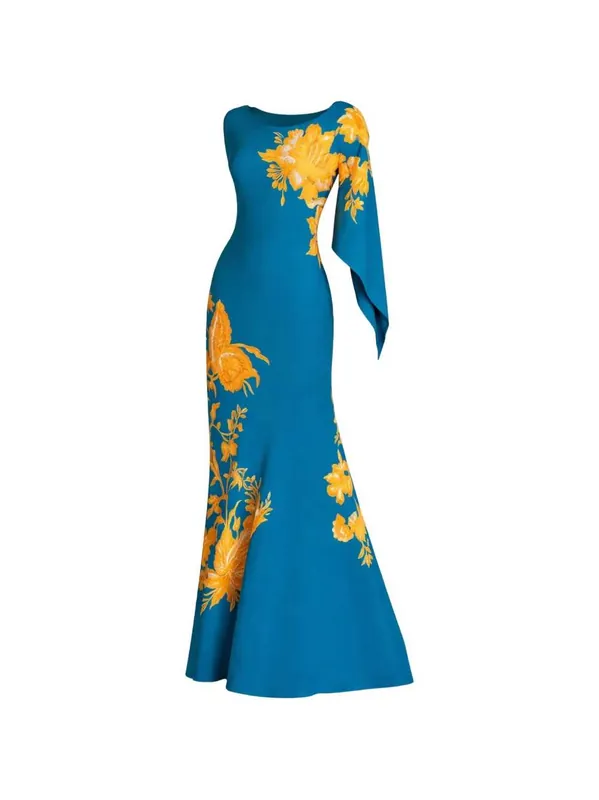 Long Floral Print Dress - Etro