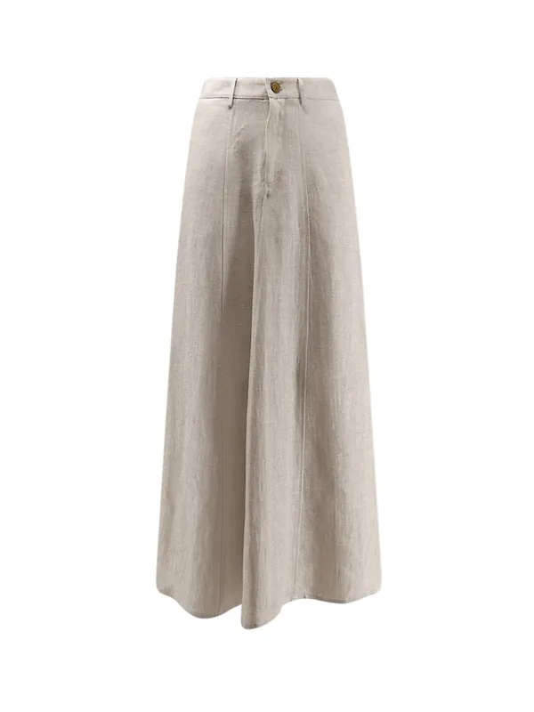 Flared Linen Skirt - Alysi