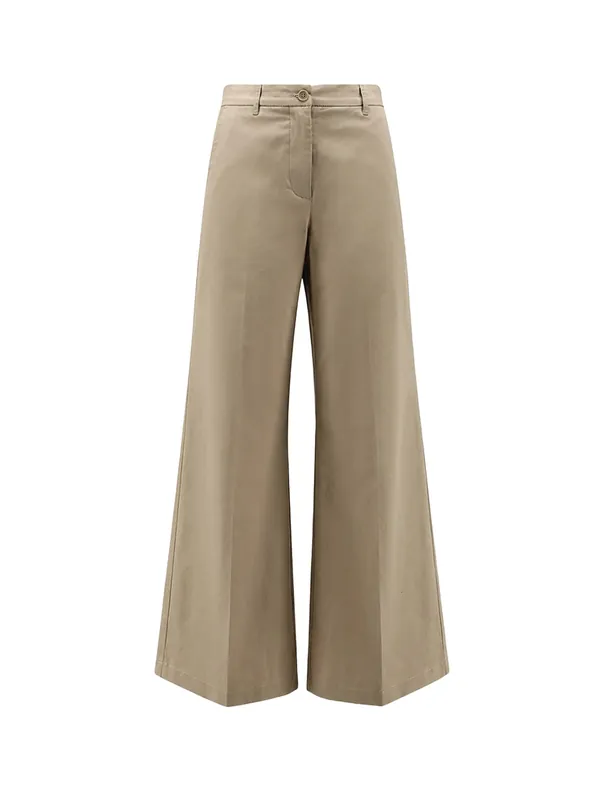 Stretch Cotton Trousers - Aspesi