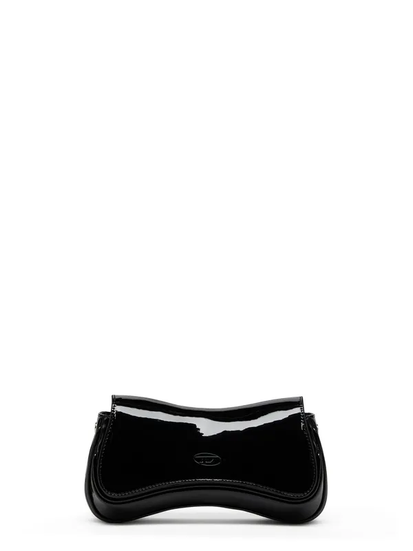 Play Clutch Shiny Leather Shoulder Bag - Diesel