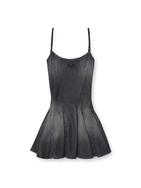 De-Spoky-S Denim Short Dress