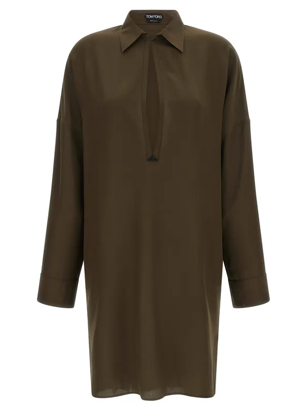 Tunic Dress Dresses Green - Tom Ford