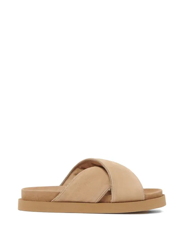 Suede Leather Platform Sandals - Fabiana Filippi