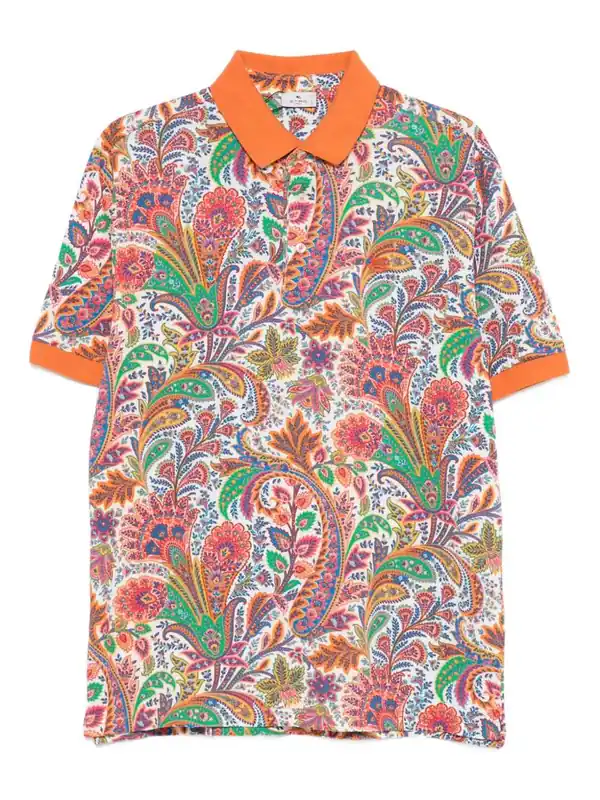 Paisley Print Polo - Etro