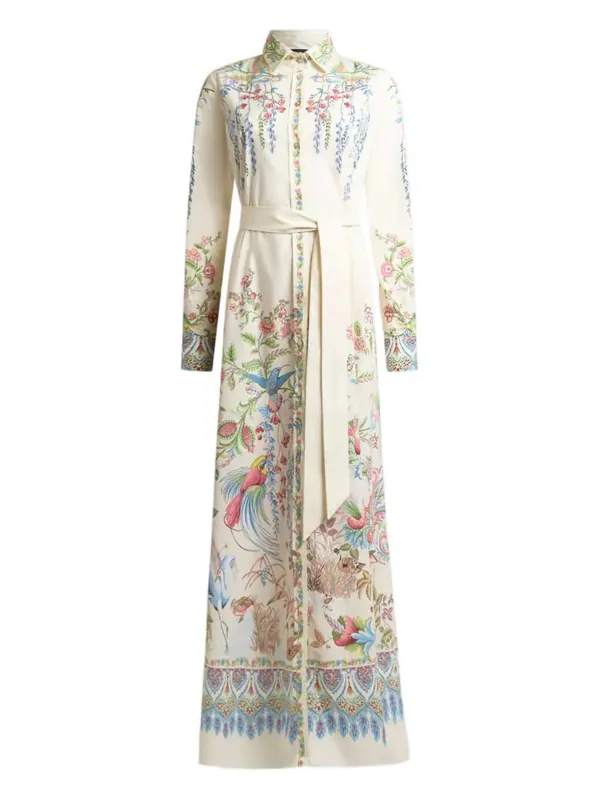 Floral Print Shirt Dress - Etro