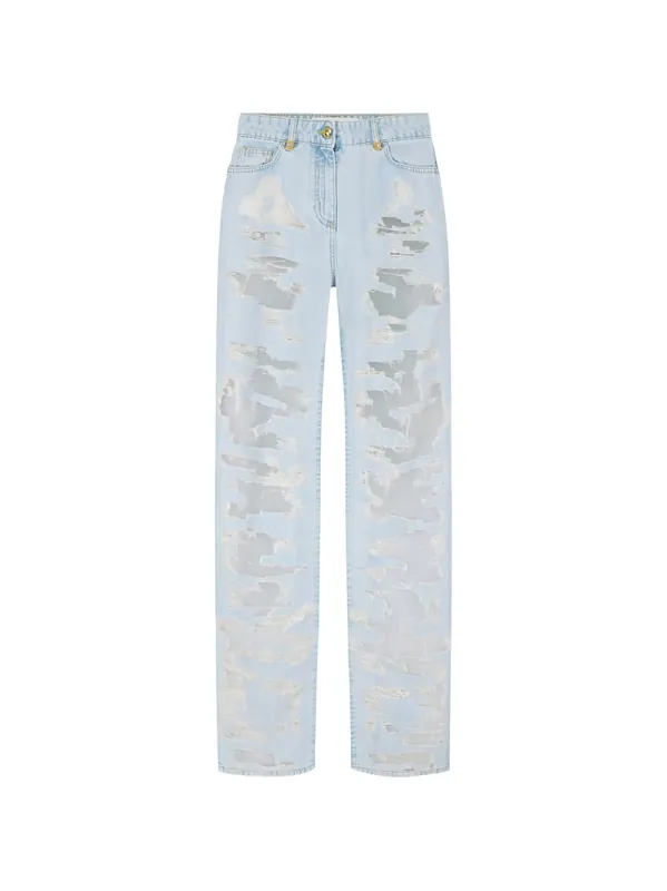 Denim Cotton Jeans - Elisabetta Franchi