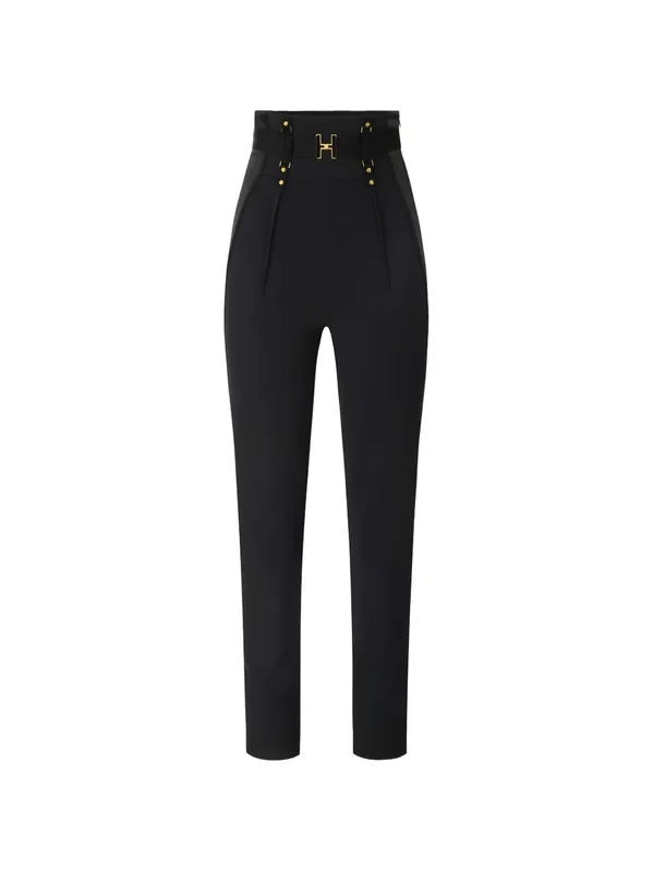 High-Waisted Skinny Trousers