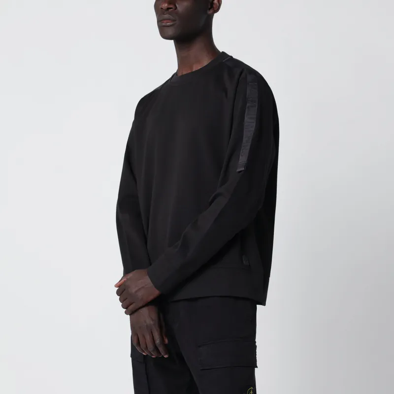 Black Sweatshirt With Logo Detail - Parajumpers