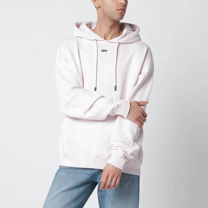 Paint Arrow Hoodie With Logo And Print - Off-White