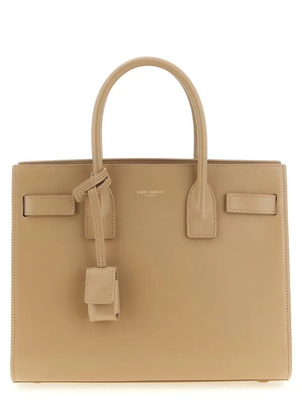 Sac De Jour Hand Bags Beige - Saint Laurent