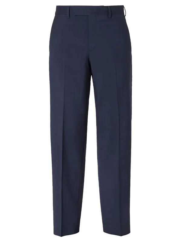 Wool Canvas Tailored Trousers - Fendi