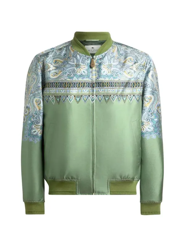 Bomber Jacket With Paisley Print - Etro