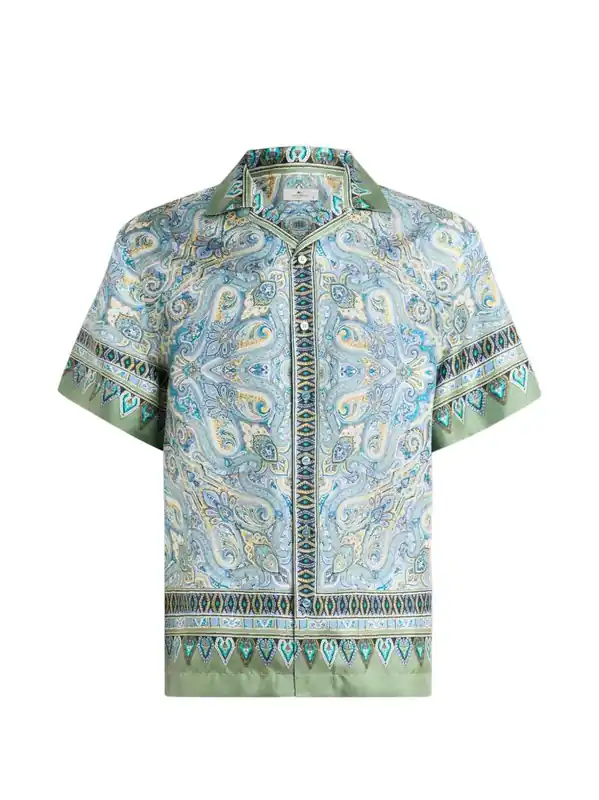 Silk Shirt With Paisley Print - Etro