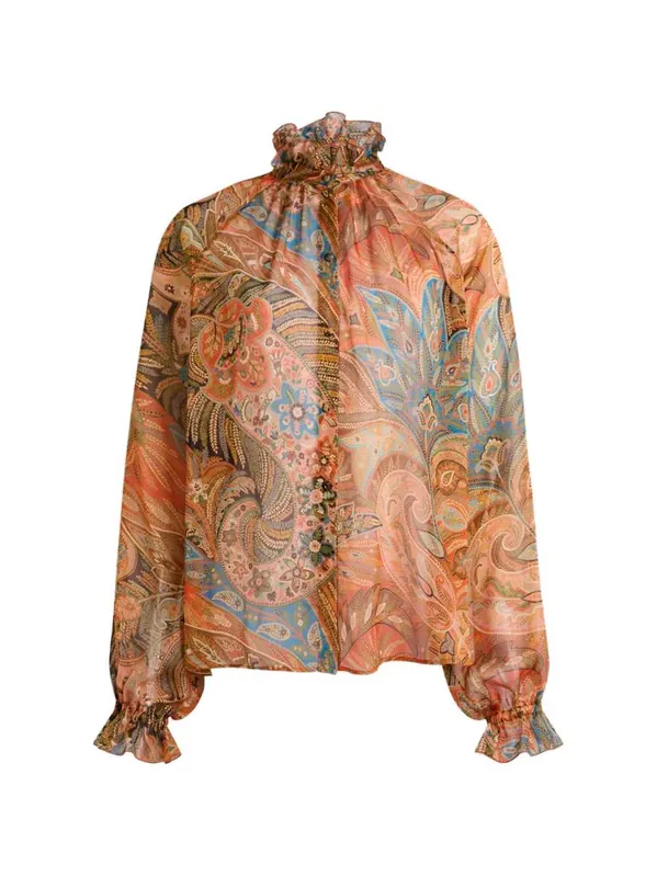 Ruffled Paisley Shirt - Etro