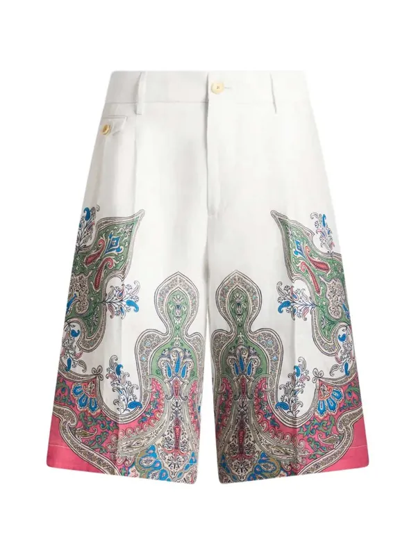 Paisley Print Shorts - Etro