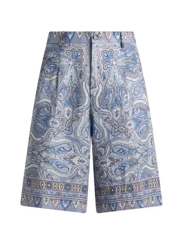 Paisley Print Shorts - Etro