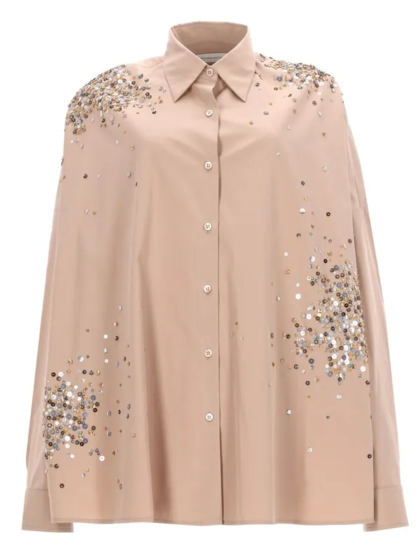 "Casia" Shirt With Rhinestones - Dries Van Noten