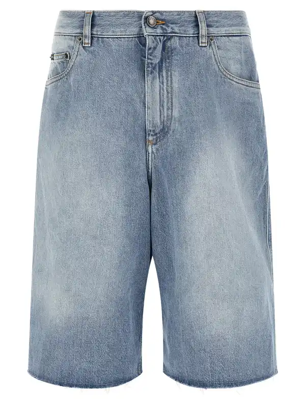 Denim Bermuda Shorts Bermuda And Short Light Blue - Dolce & Gabbana