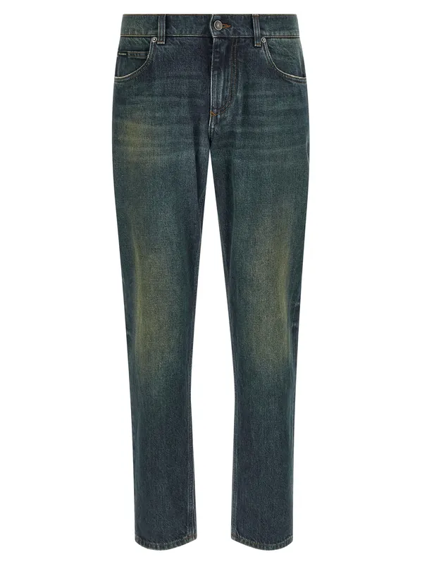 Logo Tag Jeans Blue - Dolce & Gabbana
