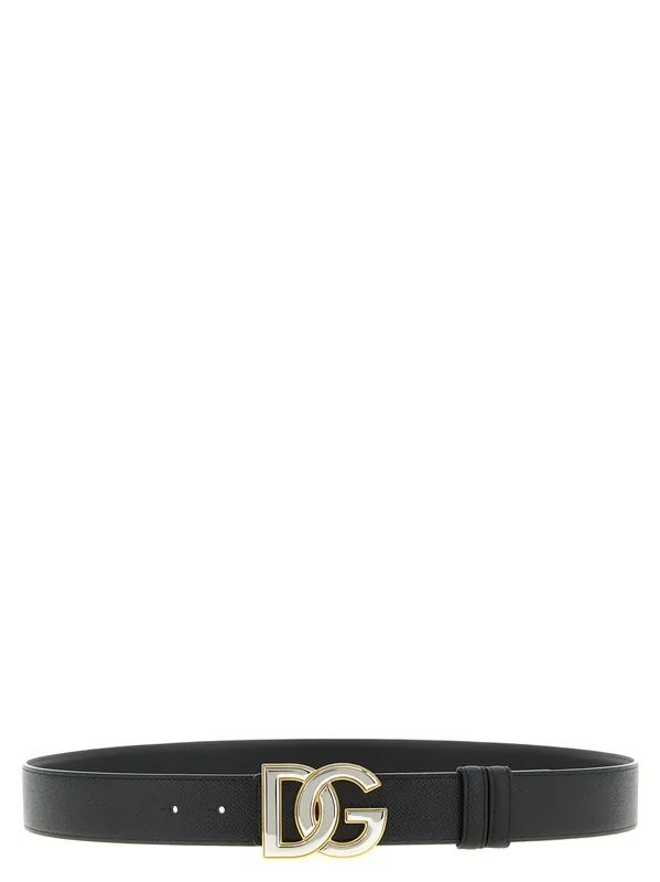Dg Belts Black - Dolce & Gabbana