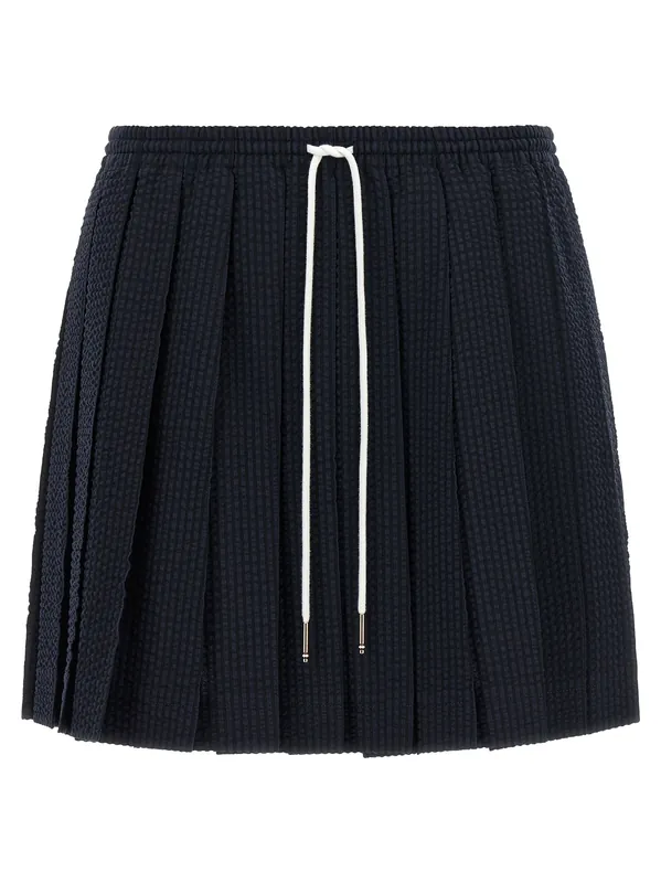 Striped Skirt Skirts Blue - Thom Browne