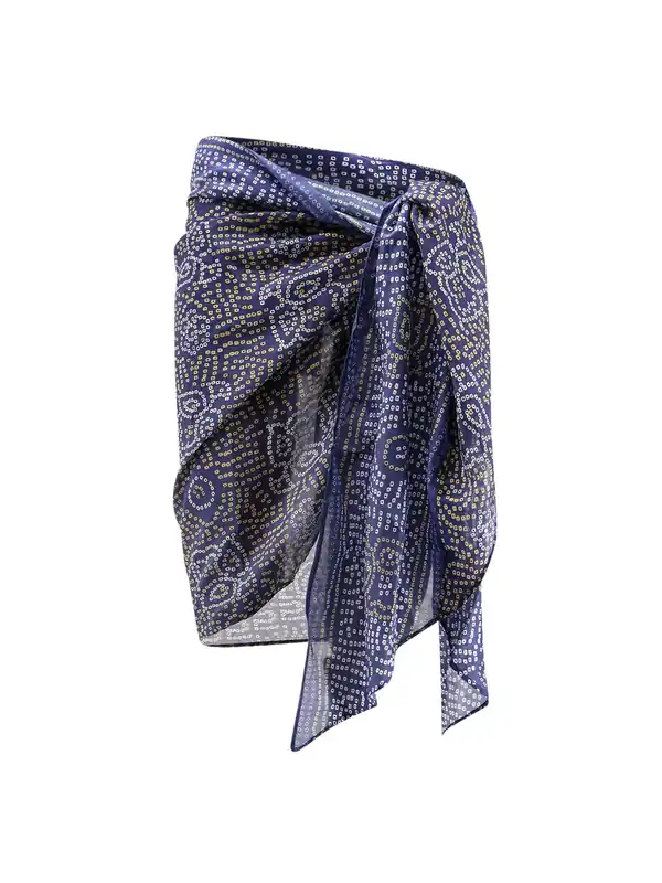 Lucilia Cotton And Silk Blend Pareo Scarf - Isabel Marant