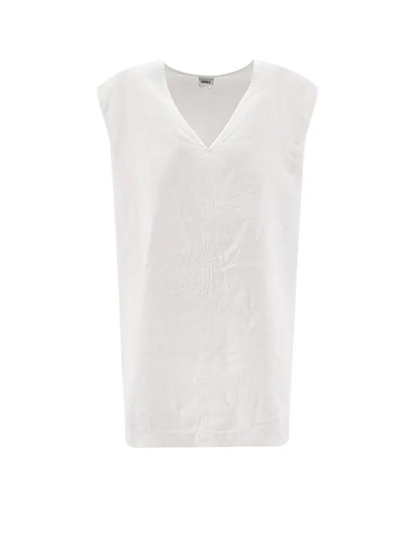 "Vissuto" Oversize Linen Top - Aspesi