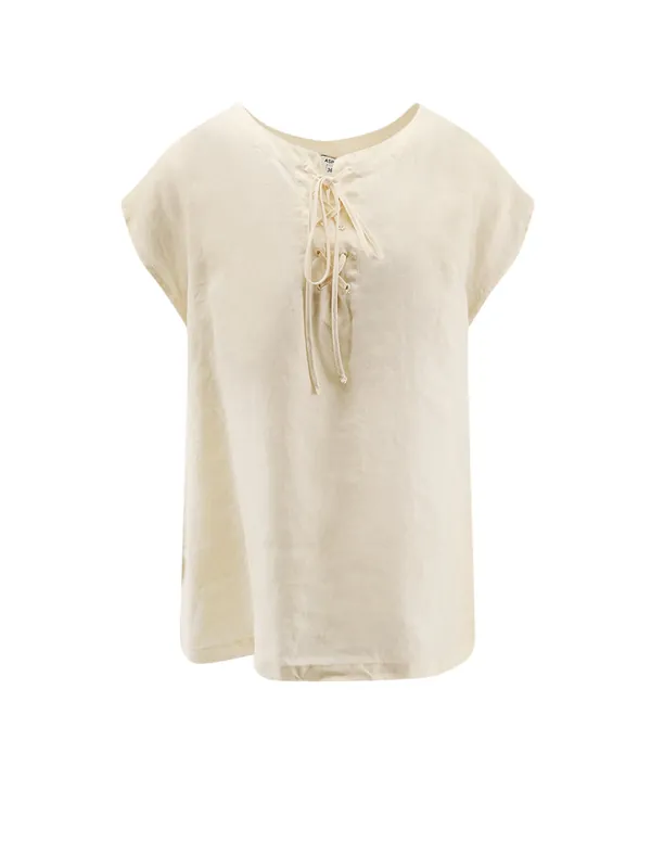 "Vissuto" Linen Shirt - Aspesi