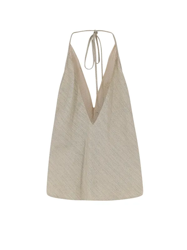 Viscose And Linen Top - Alysi