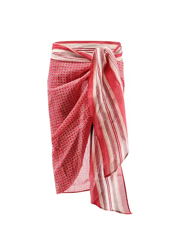 Lucilia Cotton And Silk Blend Pareo Scarf - Isabel Marant