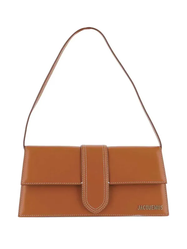 The Long Bambino Leather Flap Crossbody Bag - Jacquemus
