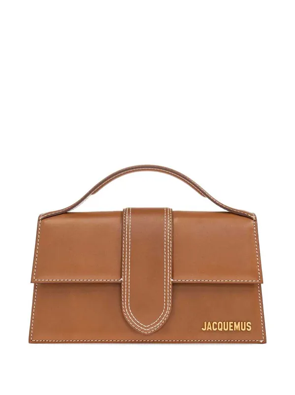 Big Bambino Leather Top Handle Bag - Jacquemus