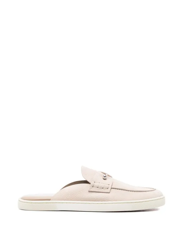 Chanme Leather Slippers - Christian Louboutin