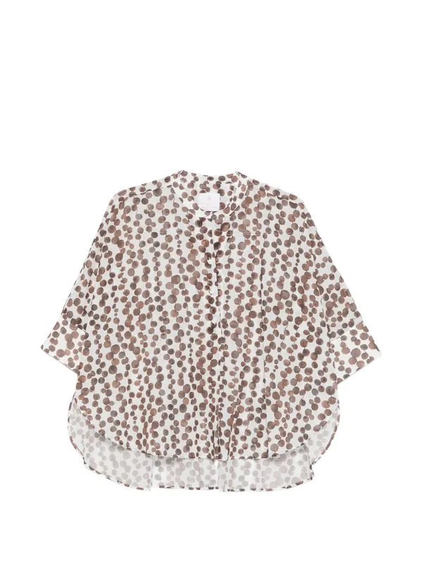 Printed Cotton Blouse - Trame Auree