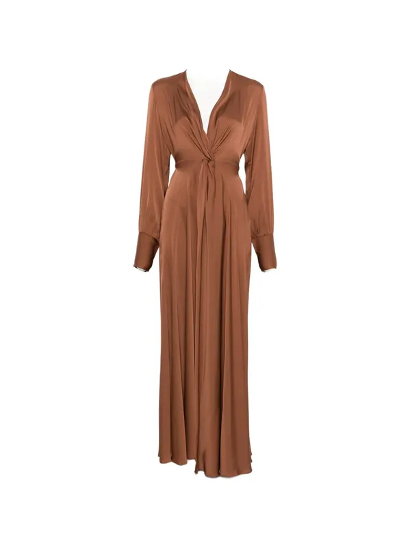 Palm Beach Silk Maxi Dress - Silk95five