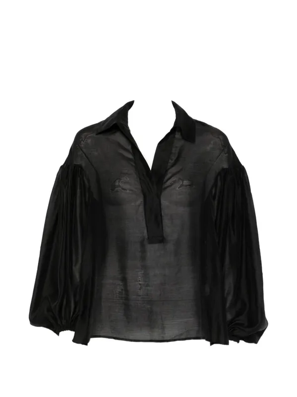 Long-Sleeve Blouse